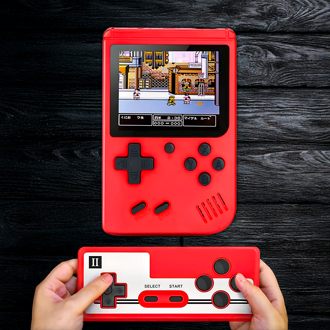 Mini Retro Gaming Console – 400 Built-in Classic Games