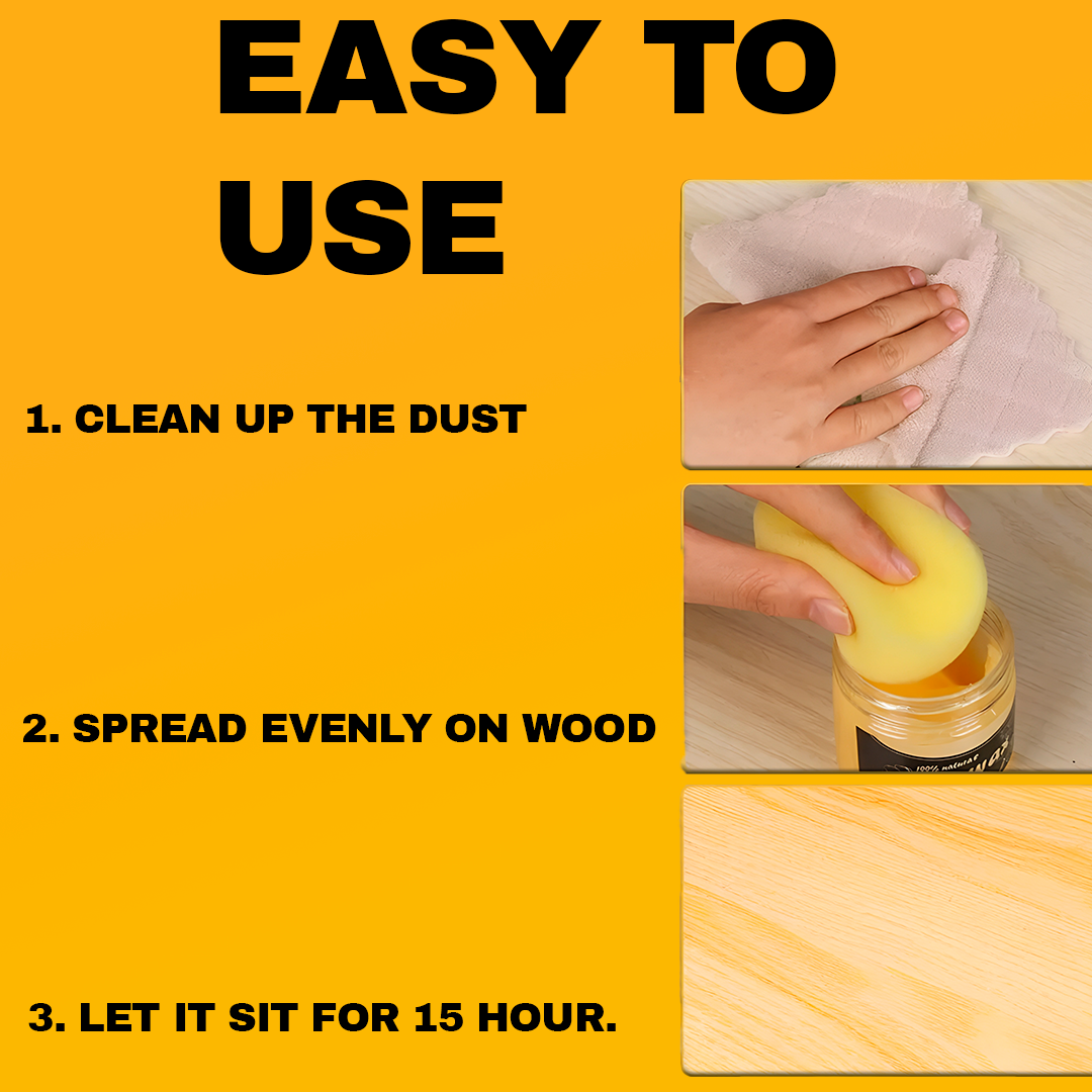 Natural Beeswax Wood Polish