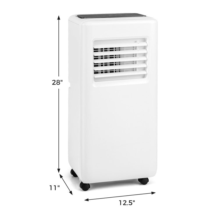 3-in-1 8000 BTU Portable Air Conditioner with Remote Control - Gallery View 4 of 15