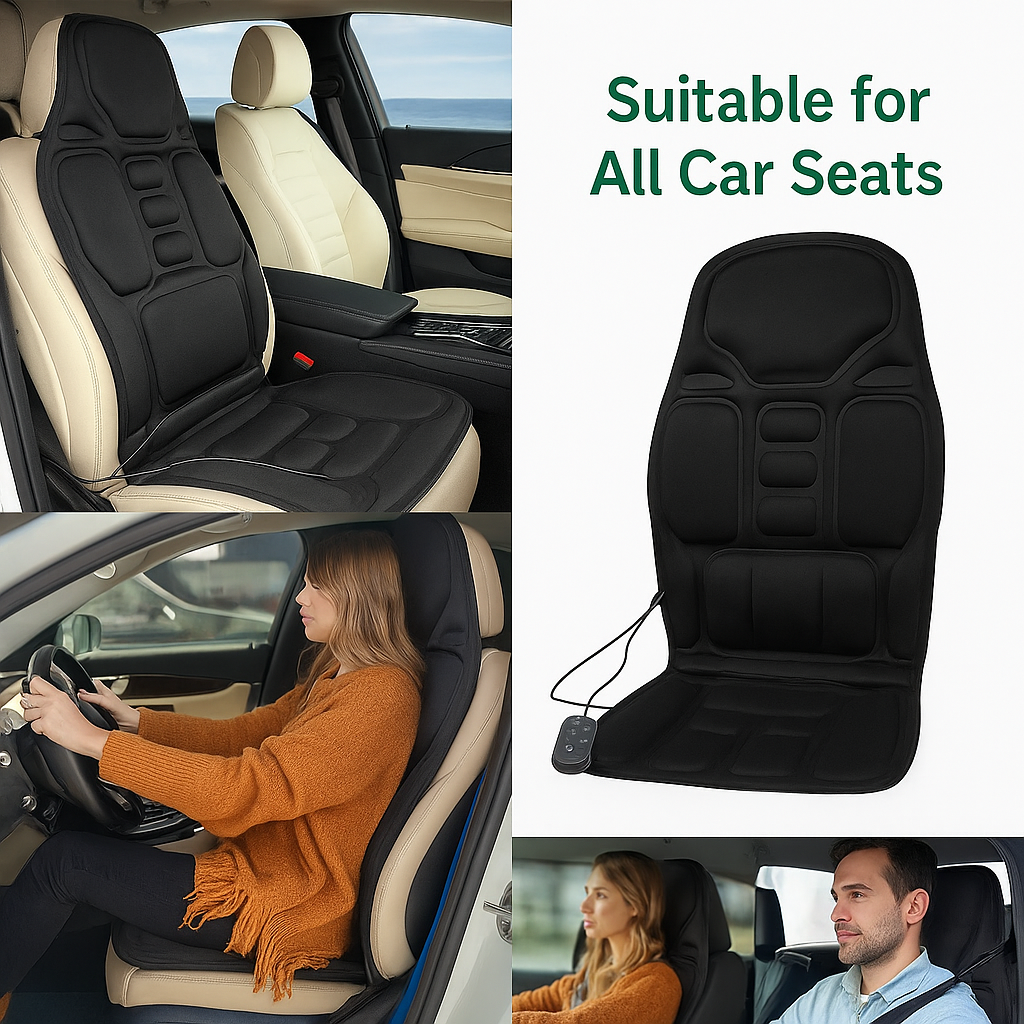 8-Mode Massage Chair Pad – Heated Cushion