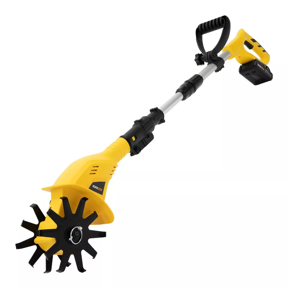 Cordless Handheld Tiller – 20V Rechargeable Garden Cultivator