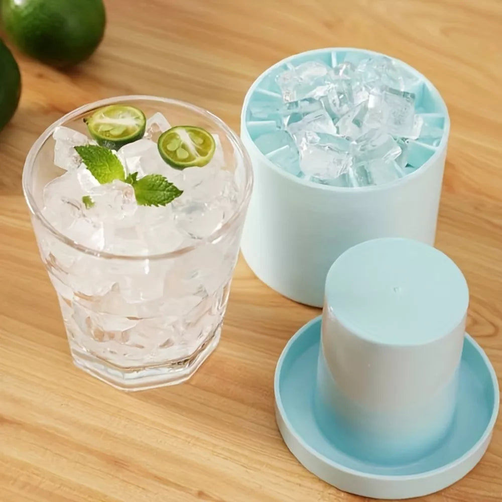 Silicone Ice Cube Maker, Blue
