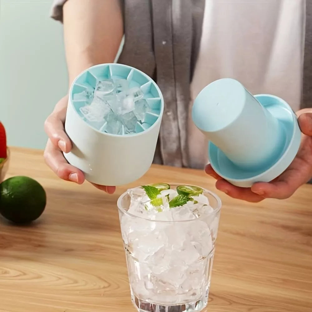 Silicone Ice Cube Maker, Blue