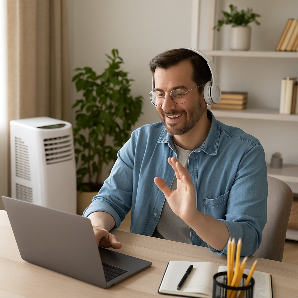 Maxs CoolComfort 8K™ Portable AC & Dehumidifier