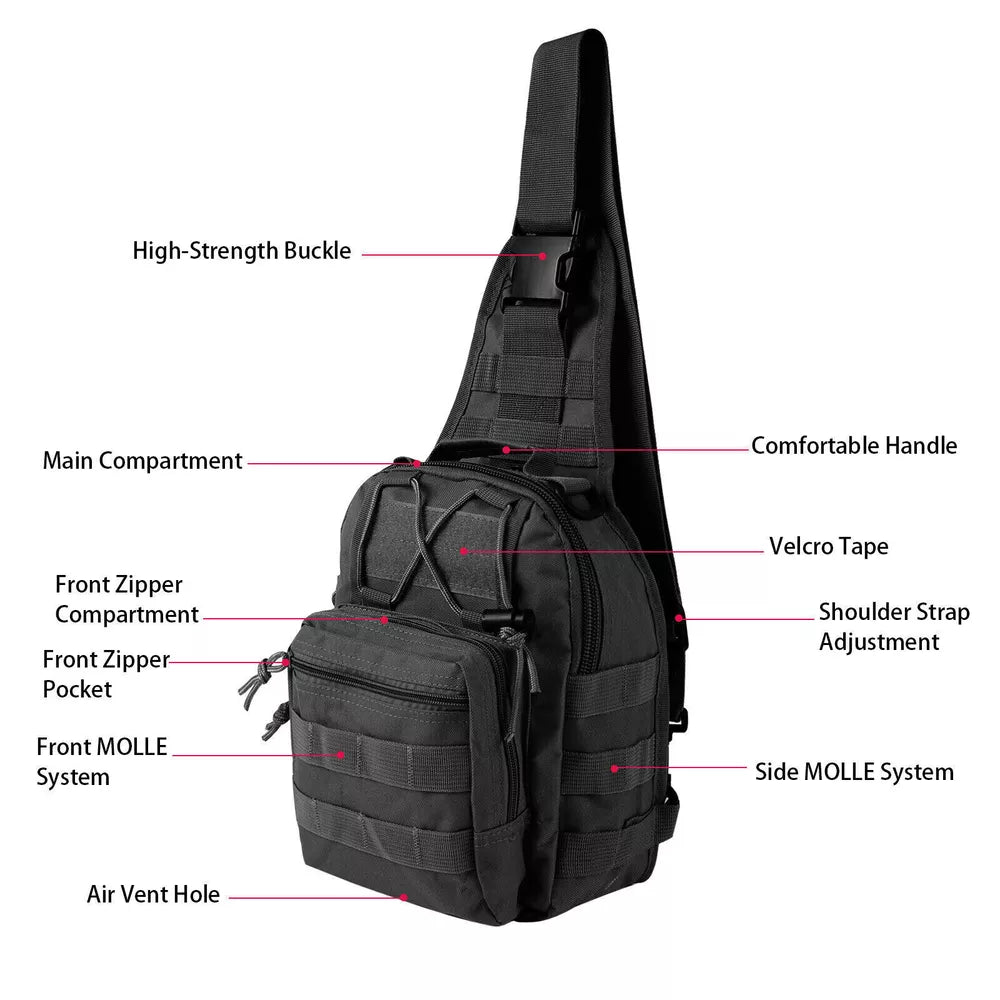Compact Shoulder Sling Backpack – Versatile & Stylish for Everyday Use