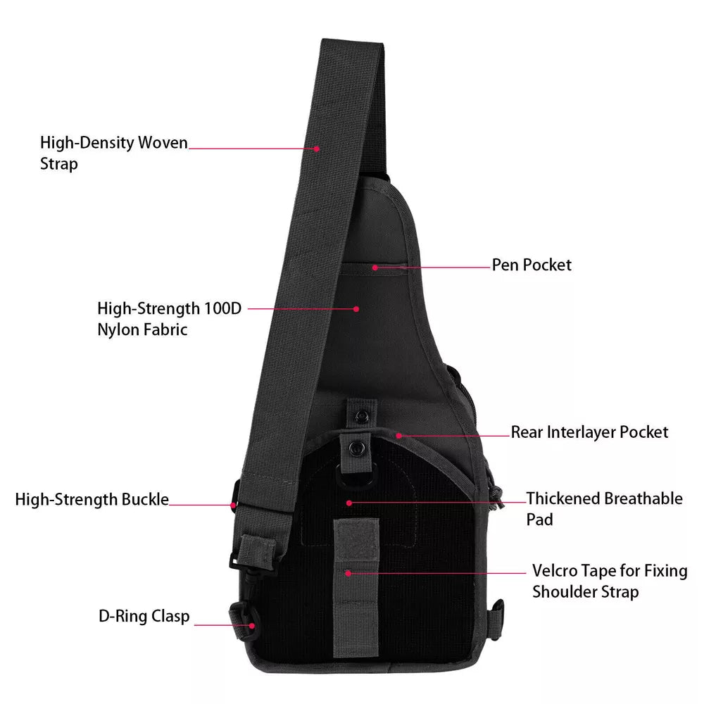 Compact Shoulder Sling Backpack – Versatile & Stylish for Everyday Use