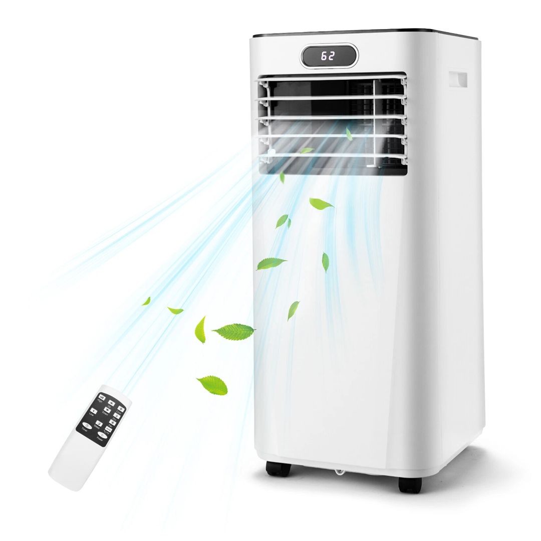 8000 BTU Portable Air Conditioner with Remote Control - 3-in-1 Cooling Unit