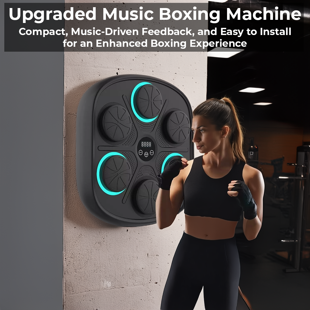 Premium Music Boxing Machine with Free Gloves