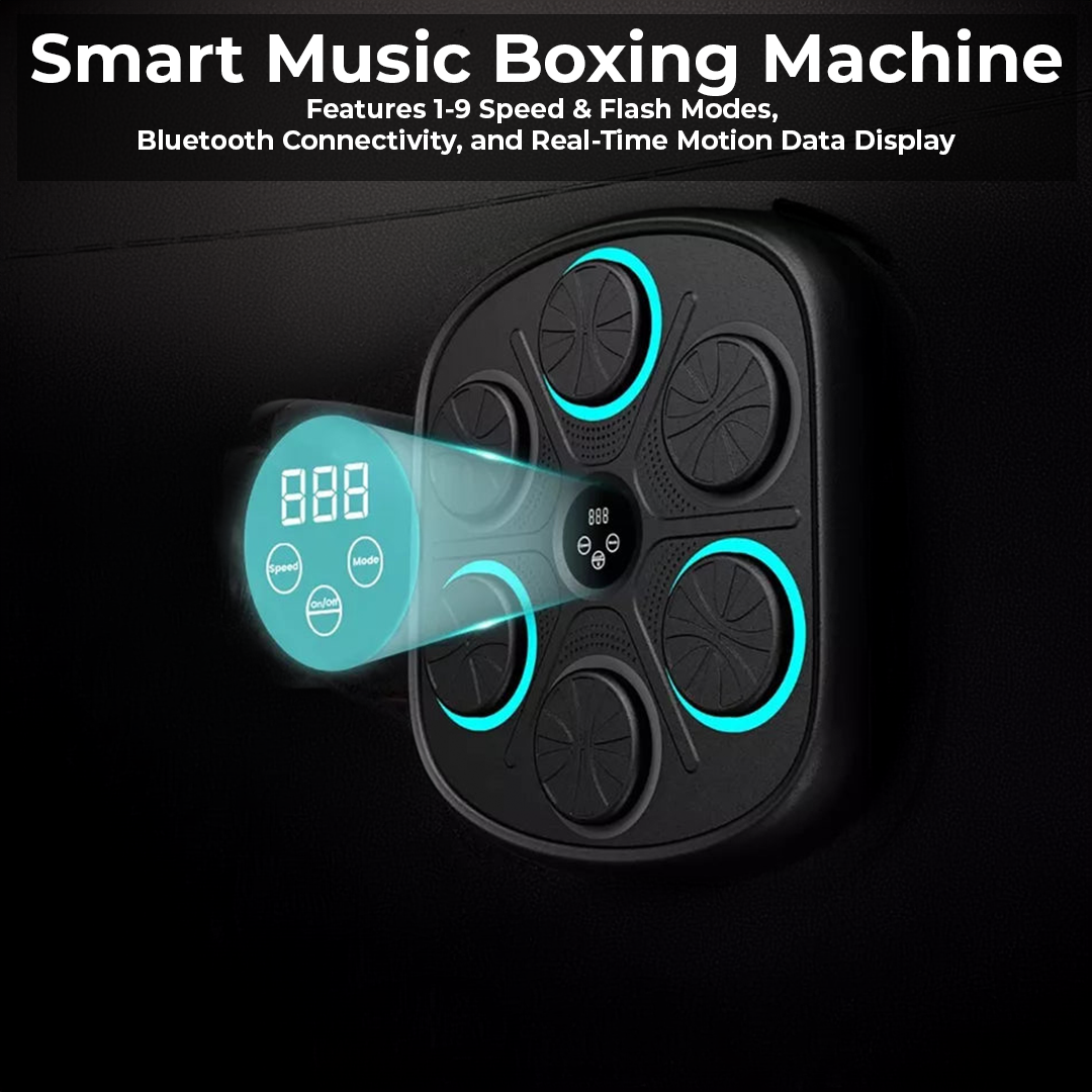 Premium Music Boxing Machine with Free Gloves