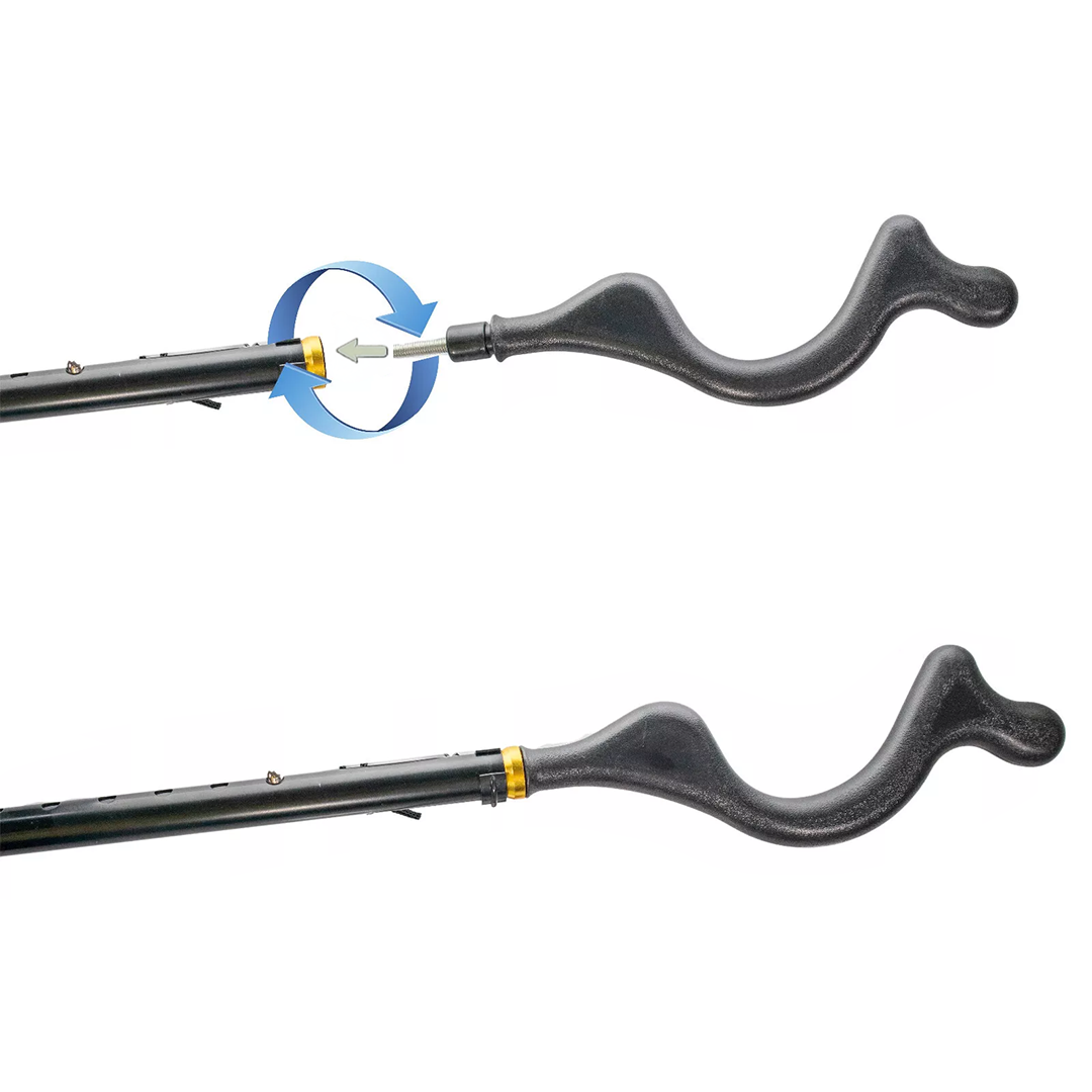 Adjustable Walking Stick with Ergonomic Handle and Stability Tip