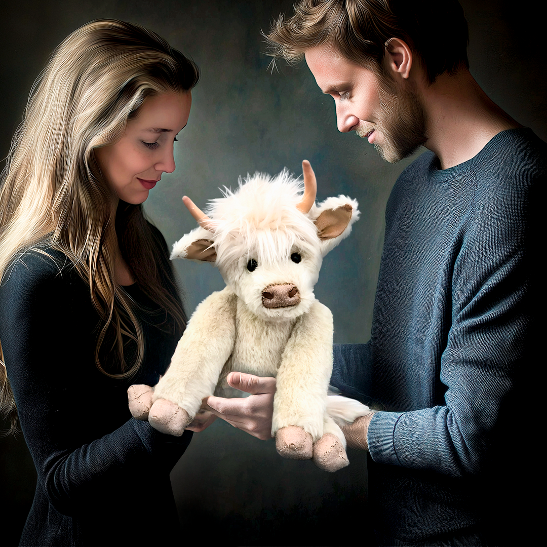 Handmade Highland Cow Plush – Soft & Adorable