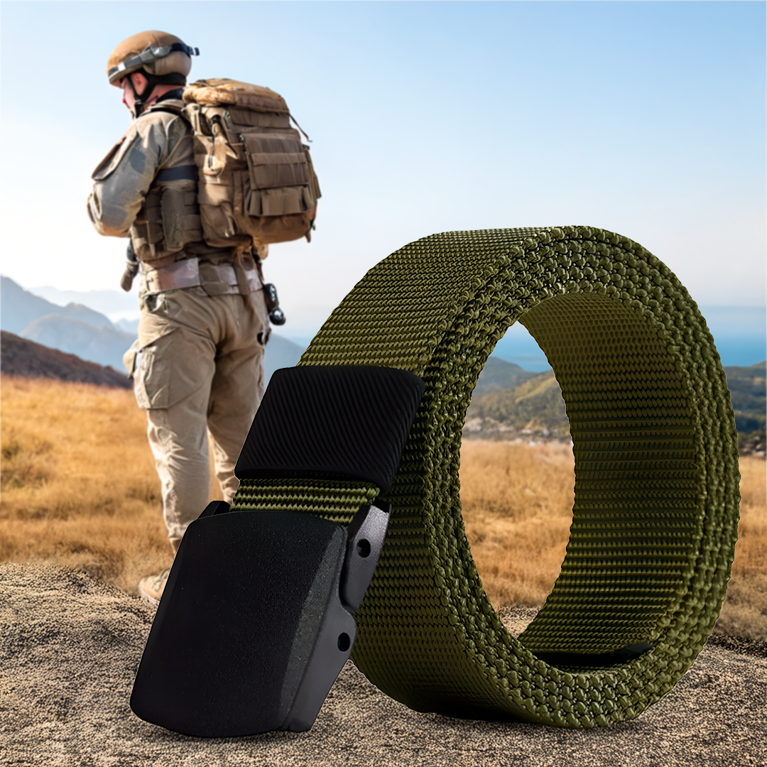 Military Web Belt – Heavy-Duty Nylon with Adjustable Fit
