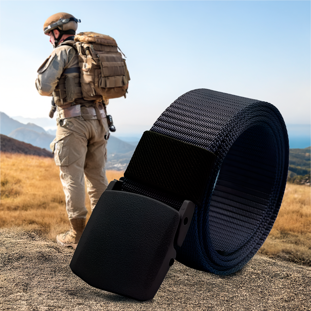 Military Web Belt – Heavy-Duty Nylon with Adjustable Fit