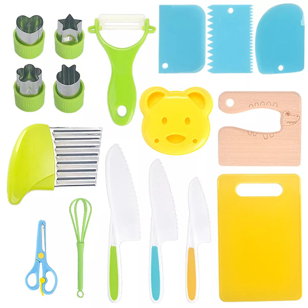 Mini Chef Set - Kids 13 Pc Cooking Set