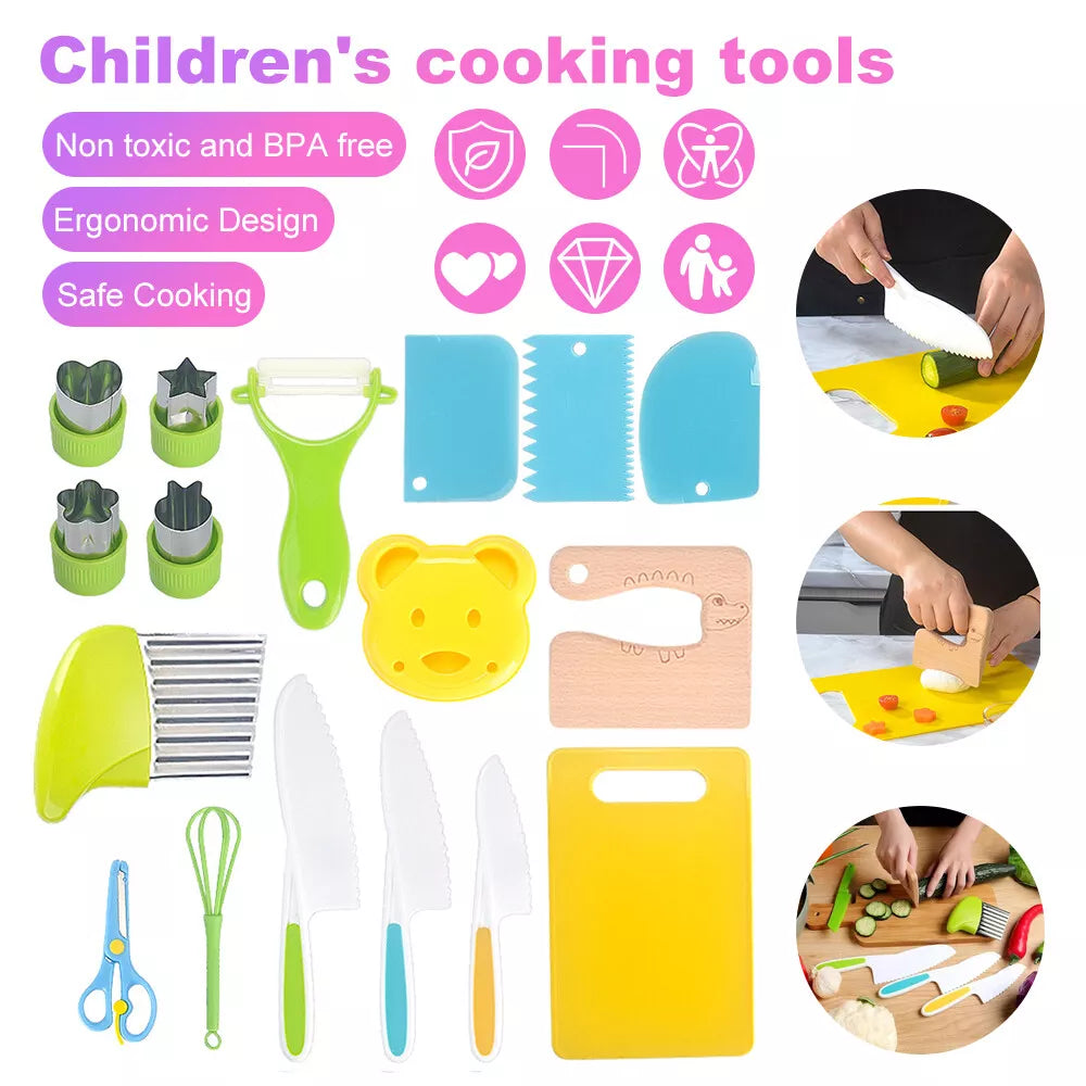 Mini Chef Set - Kids 13 Pc Cooking Set