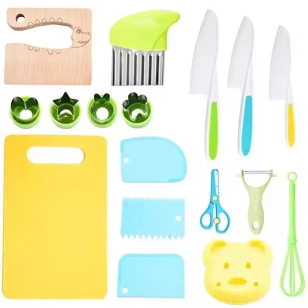 Mini Chef Set - Kids 13 Pc Cooking Set