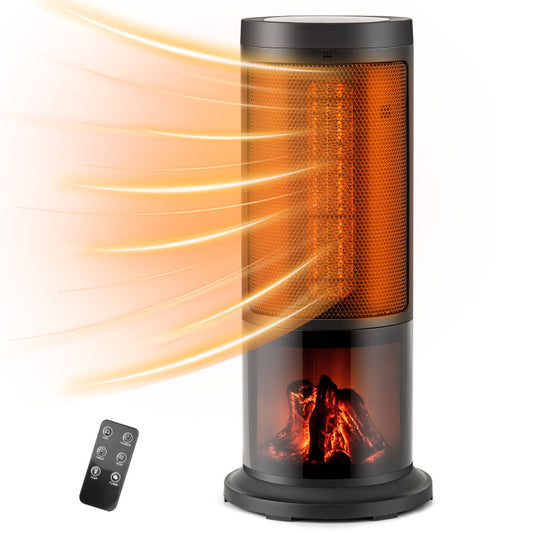 17 Inch 1500W Portable Tower Space Heater with 135° Oscillation - Gallery View 1 of 9