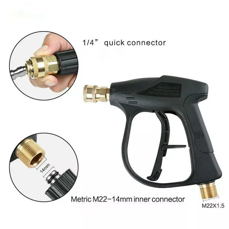 Foam Cannon+High pressure foam spray bottle+5-color high-pressure nozzle set
