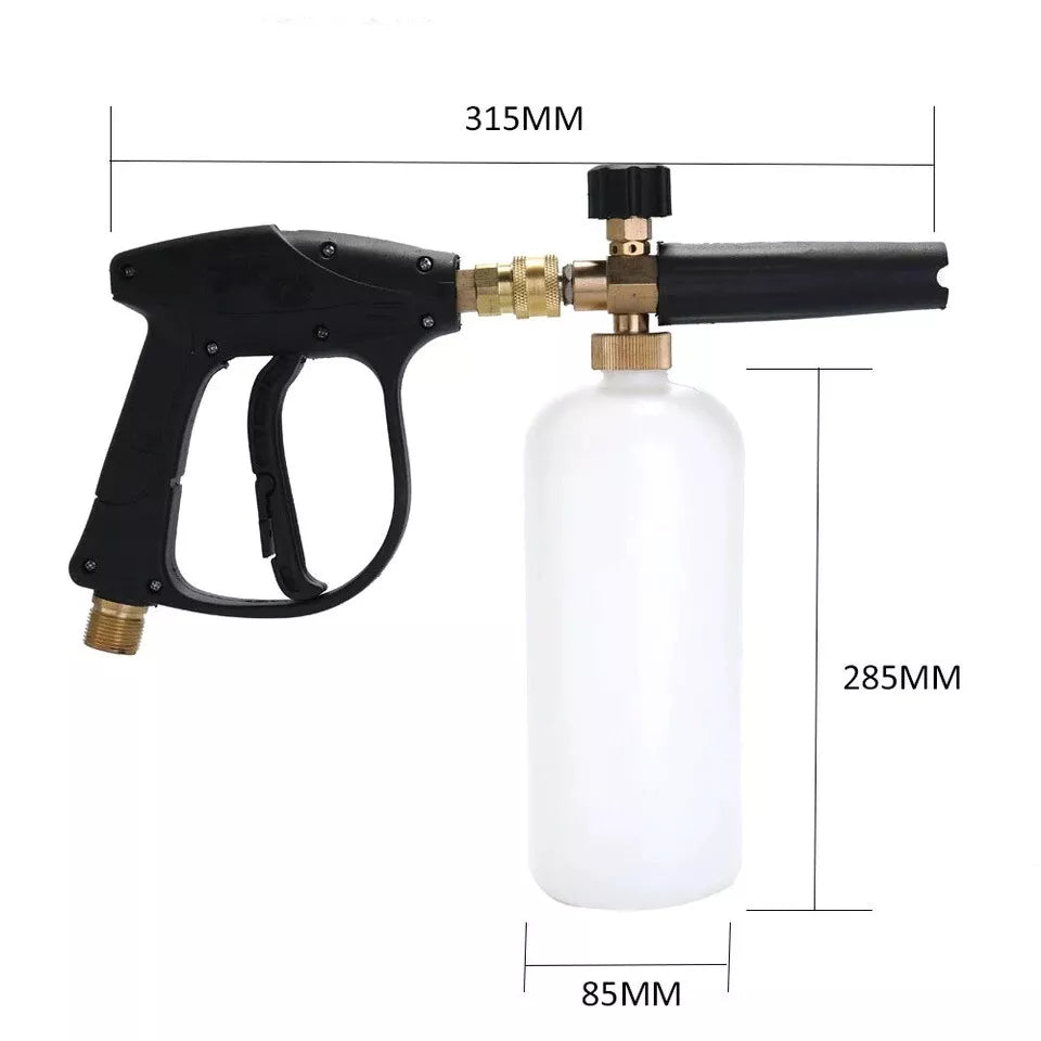 Foam Cannon+High pressure foam spray bottle+5-color high-pressure nozzle set