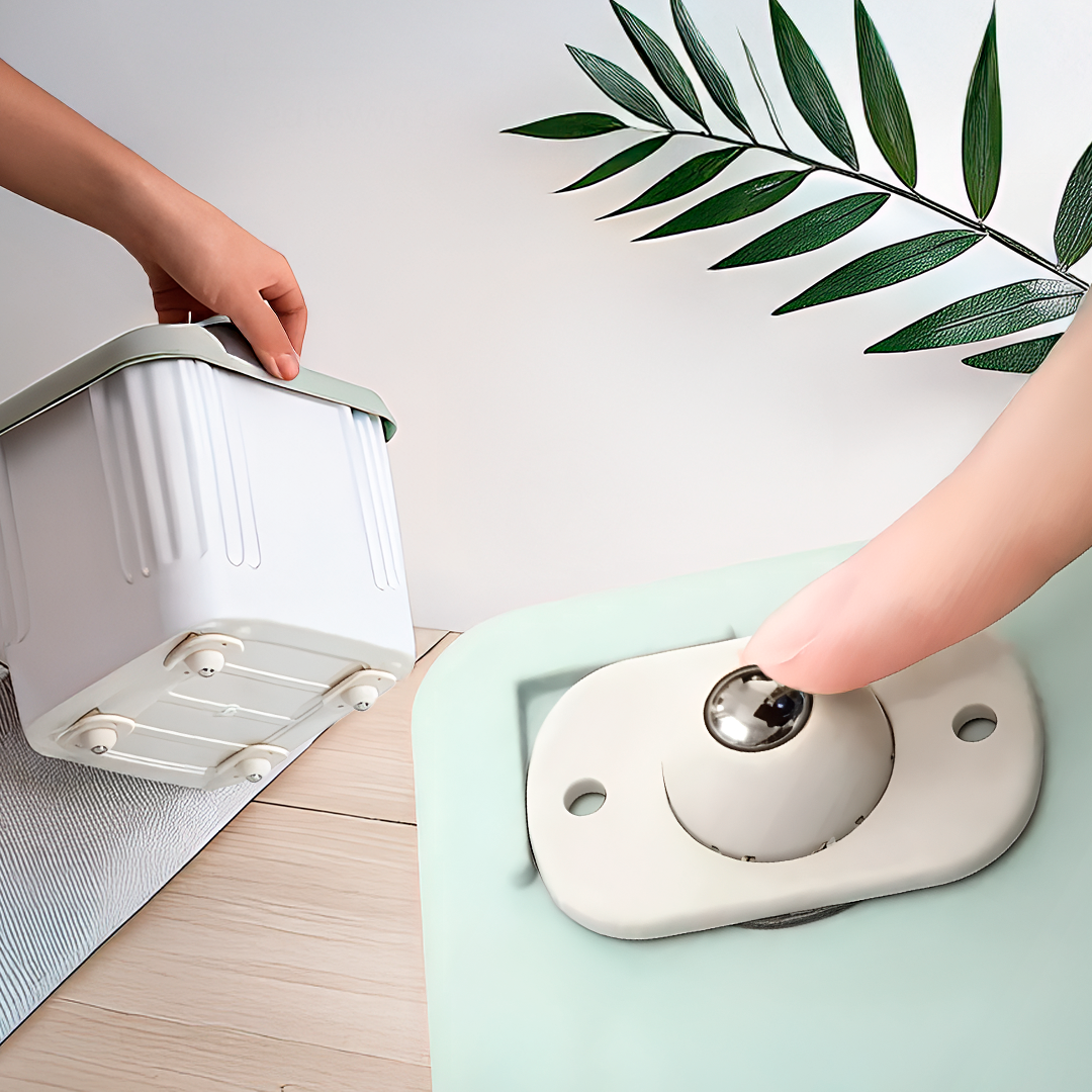 Self-Adhesive Pulley Wheels – Universal Swivel Casters for Easy Moving