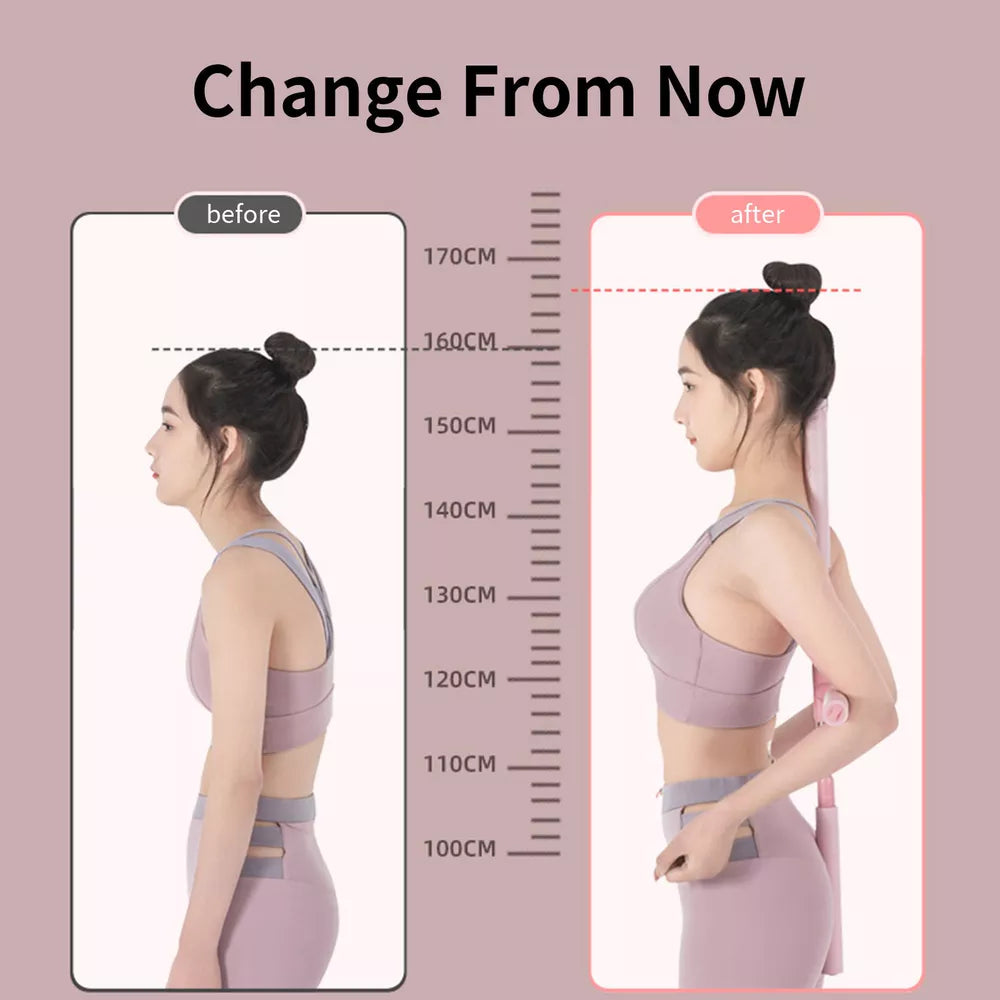 Yoga Back Corrector Adjustable Stainless Steel Sticks