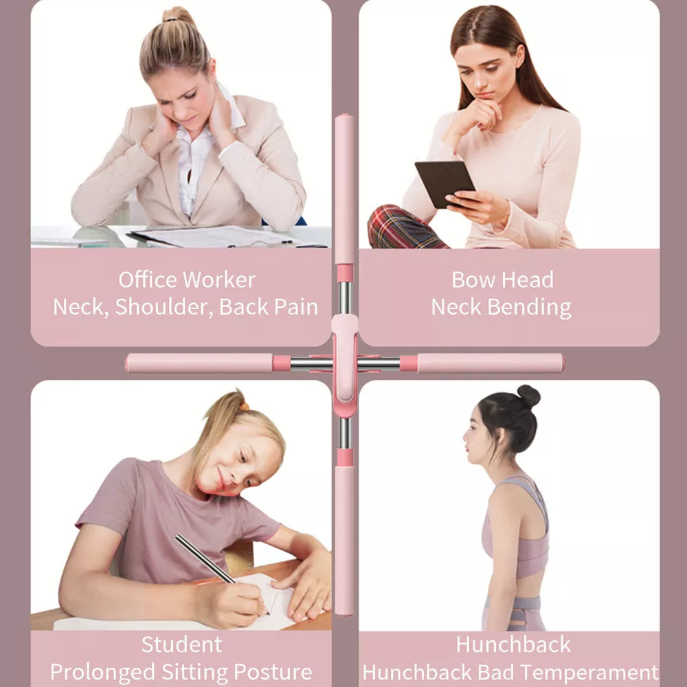 Yoga Back Corrector Adjustable Stainless Steel Sticks