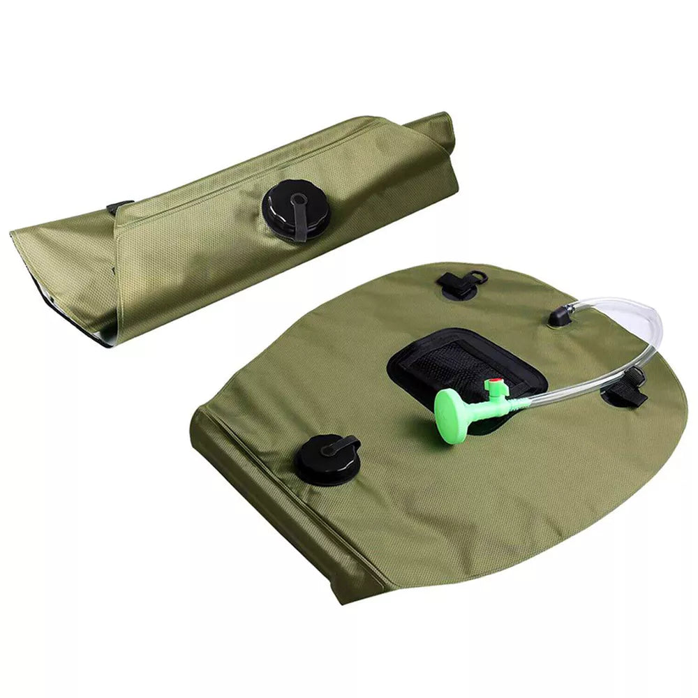 5 Gallon Solar Shower Bag – Portable Outdoor Heated Camping Shower
