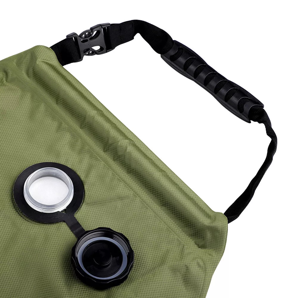 5 Gallon Solar Shower Bag – Portable Outdoor Heated Camping Shower