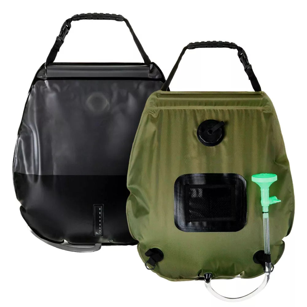 5 Gallon Solar Shower Bag – Portable Outdoor Heated Camping Shower