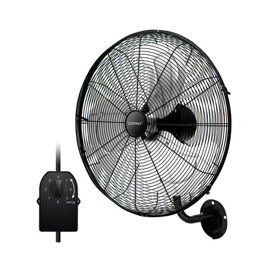20 Inch Wall Mount Fan with 3 Fan Speeds and Adjustable Tilt Head - Gallery View 1 of 10