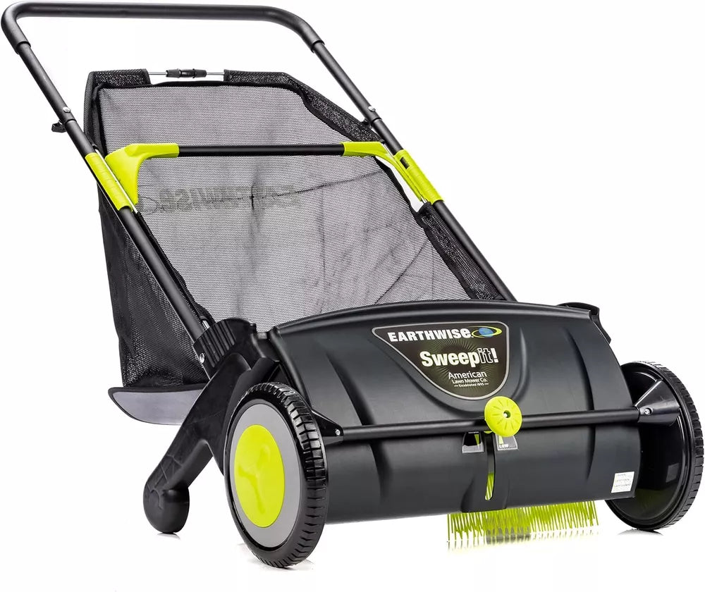 Large Capacity Push Lawn Leaf Grass Collector Sweeper