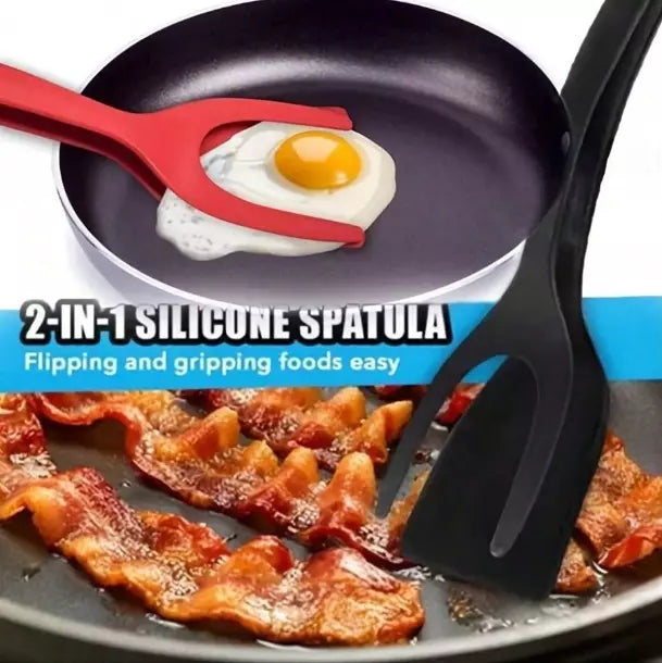 2-In-1 Spatula & Tongs