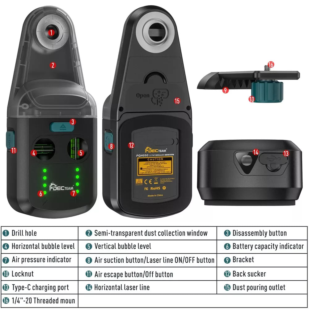 4-in-1 Laser Level Tool with Line Laser