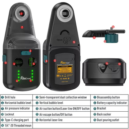 4-in-1 Laser Level Tool with Line Laser