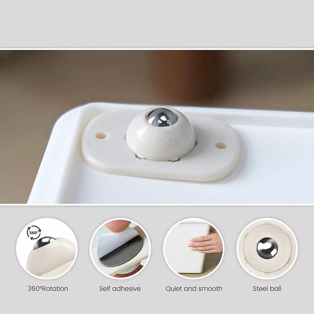 Self-Adhesive Pulley Wheels – Universal Swivel Casters for Easy Moving