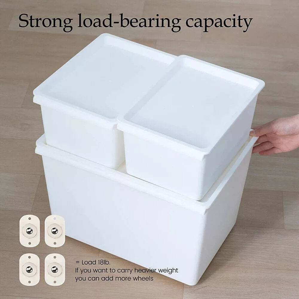 Self-Adhesive Pulley Wheels – Universal Swivel Casters for Easy Moving