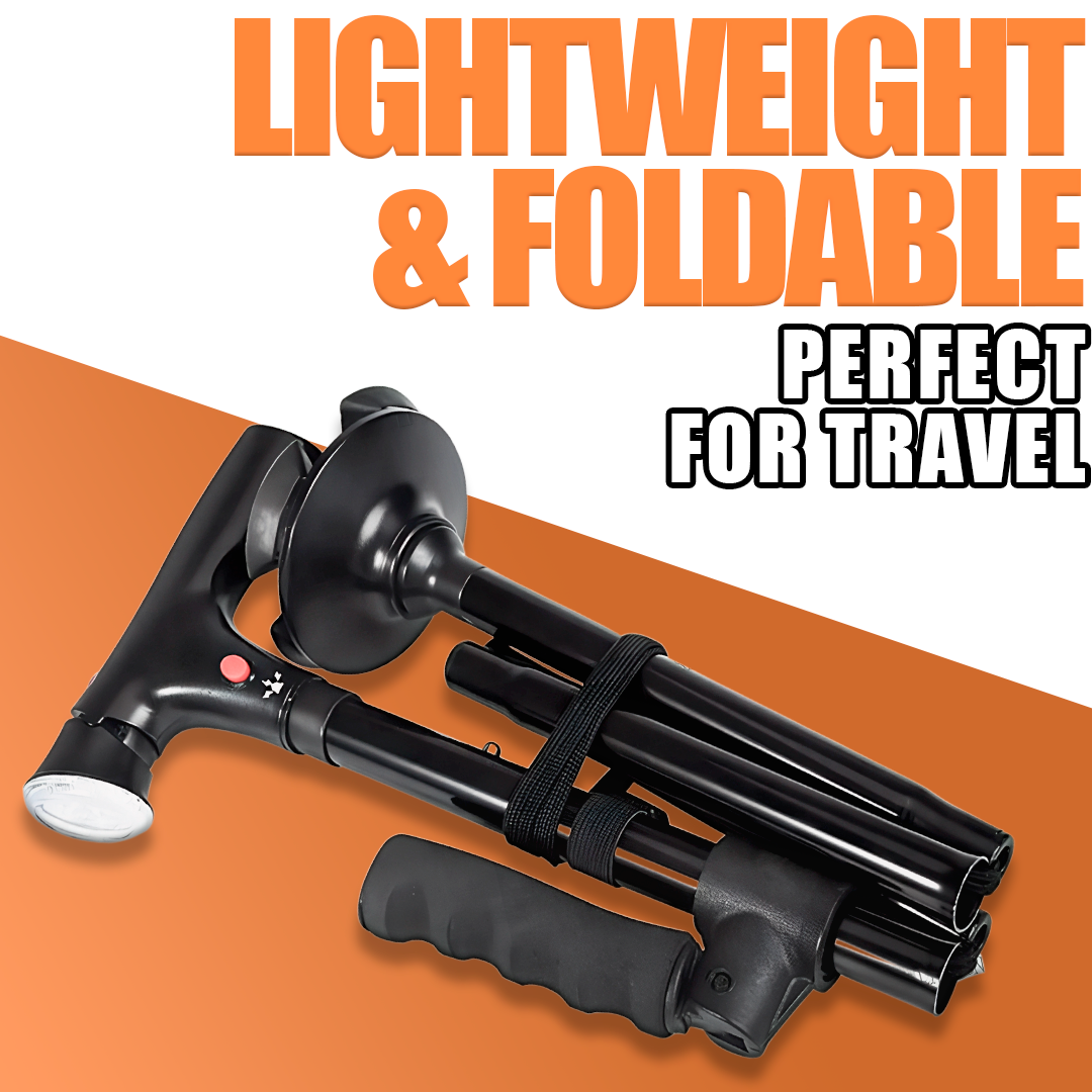 Folding Cane with LED Light