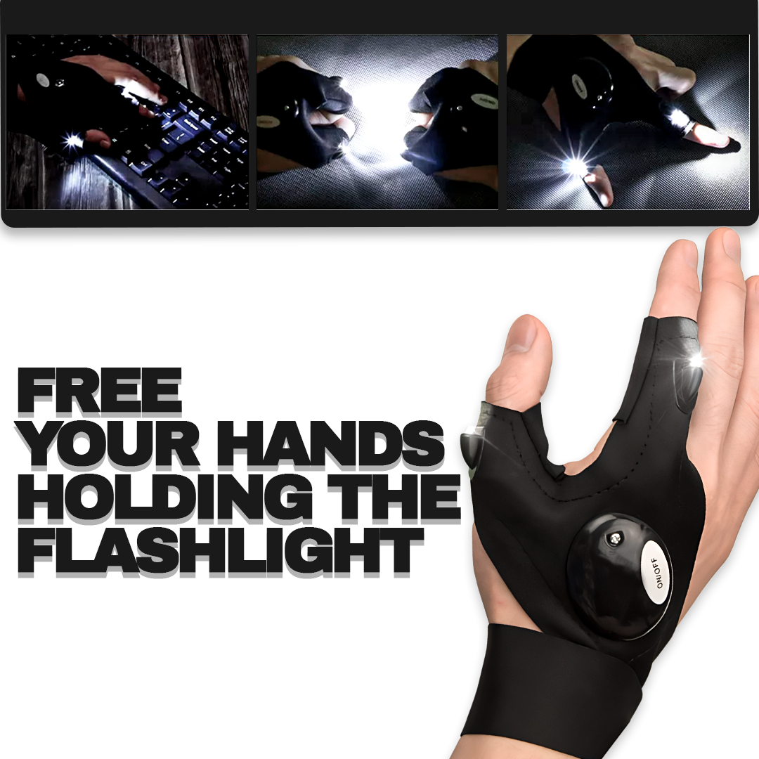 LED Flashlight Gloves