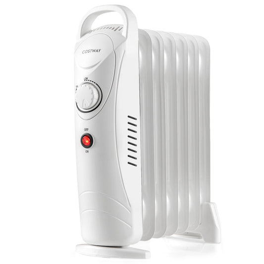 700W Electric Oil Filled Radiator Heater with Adjustable Thermostat - Gallery View 1 of 11