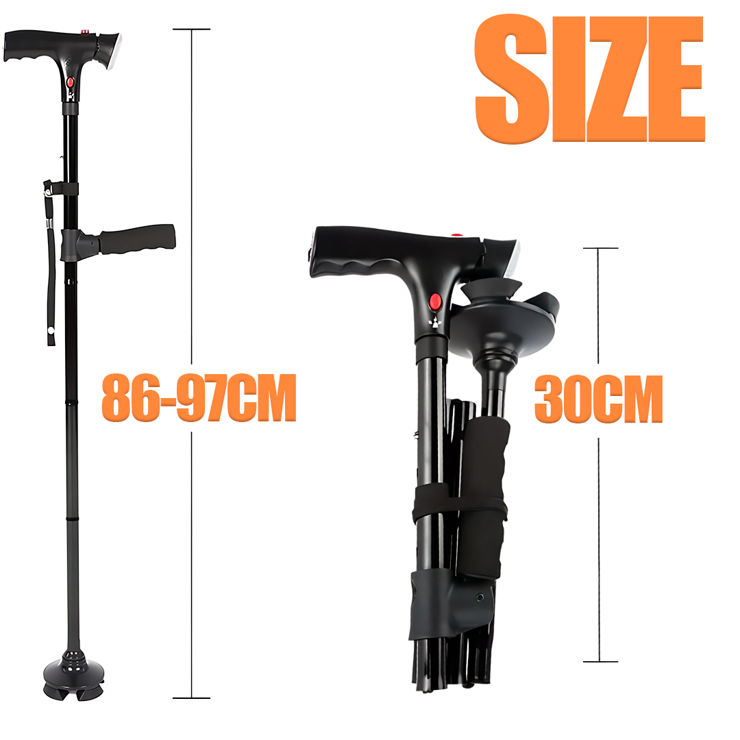 Folding Cane with LED Light