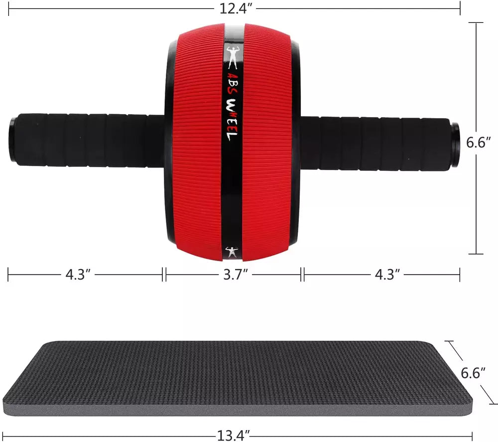 Abdominal Wheel Roller | Blue Exercise Roller for Core Strengthening and Belly Training