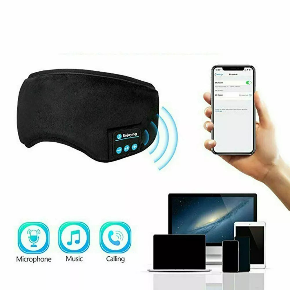 Bluetooth Sleeping Headphones Eye Mask