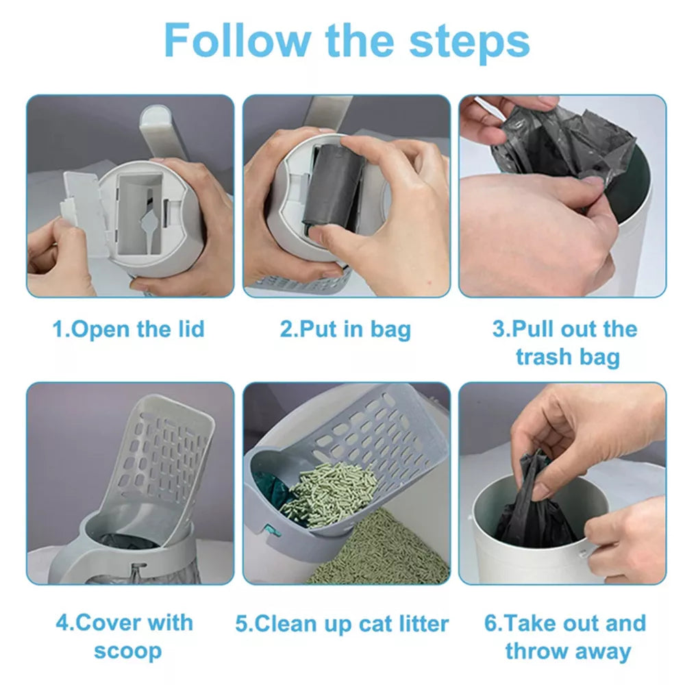 Clean Cat Litter Scoop