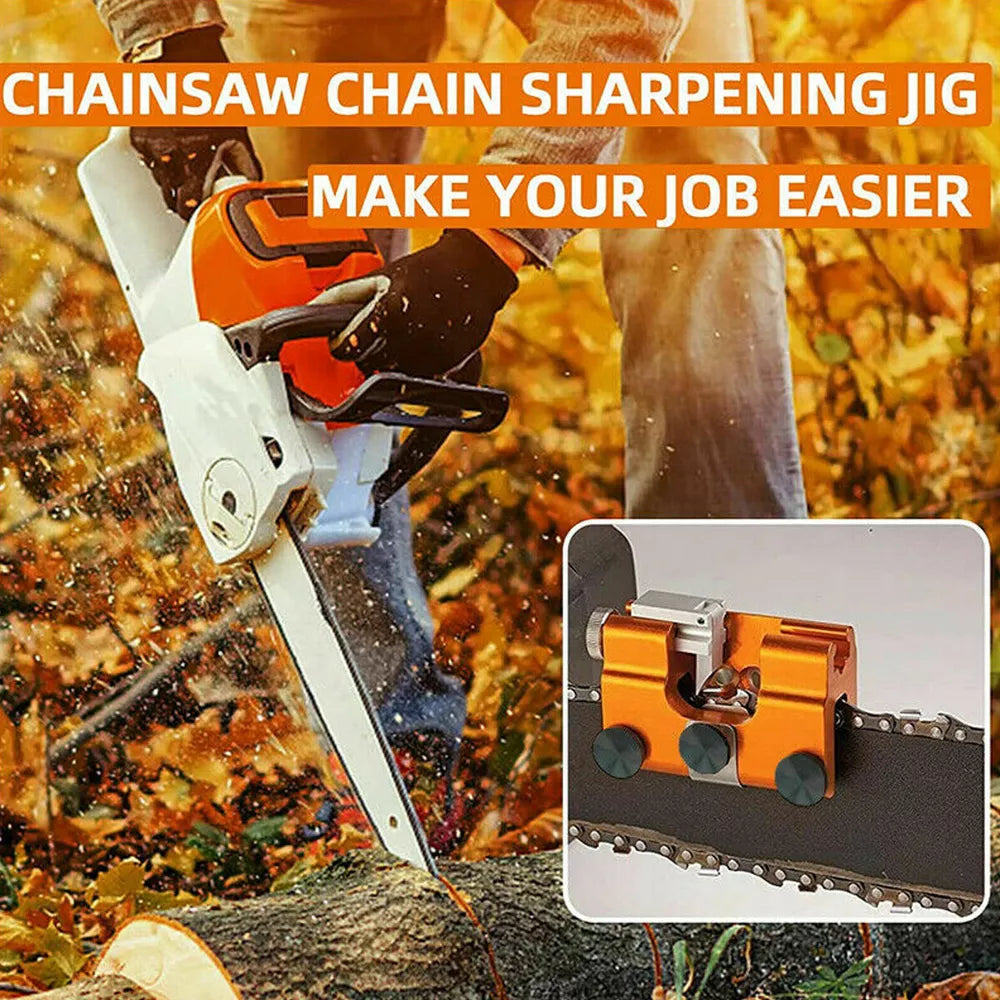 Chainsaw Sharpener – Fast 2-Second Precision File for All Chain Types