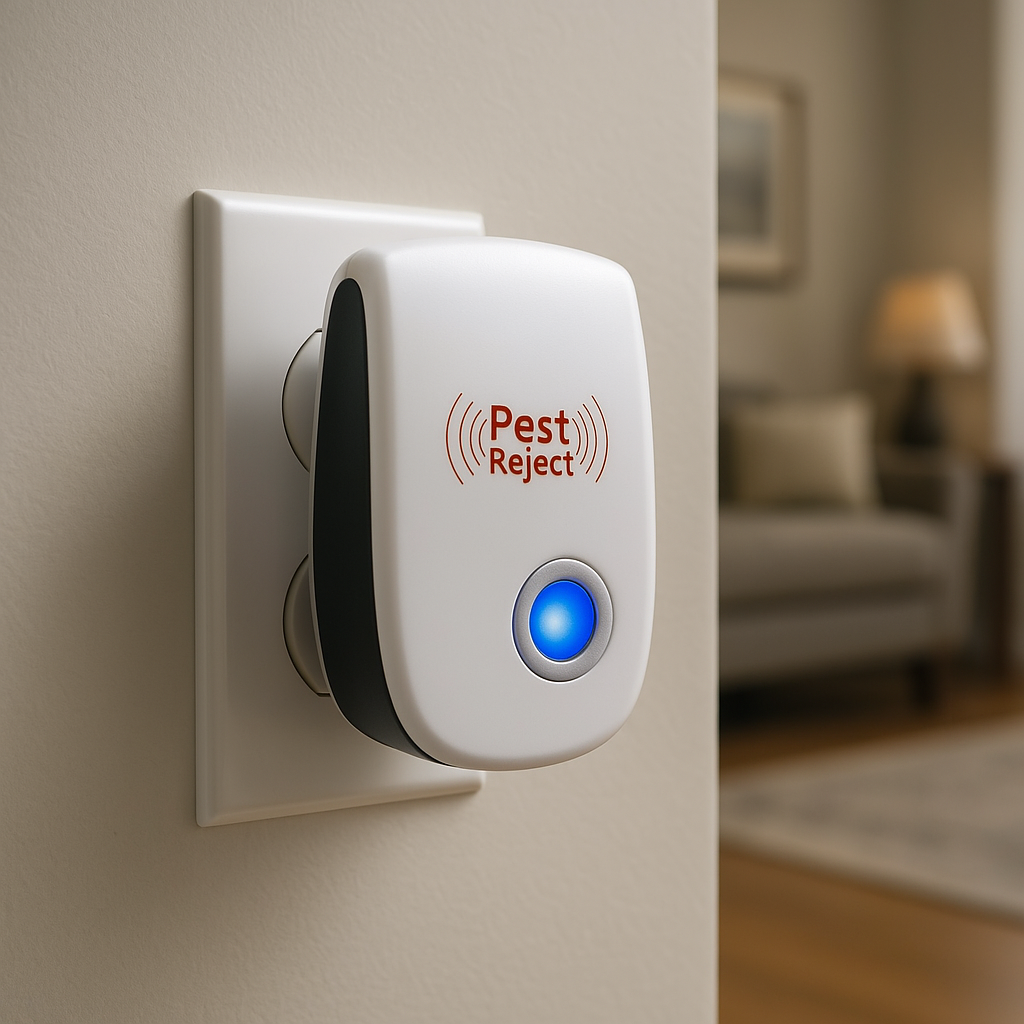 Energy-Efficient Ultrasonic Pest Repeller – Pet Safe & Plug-In Design