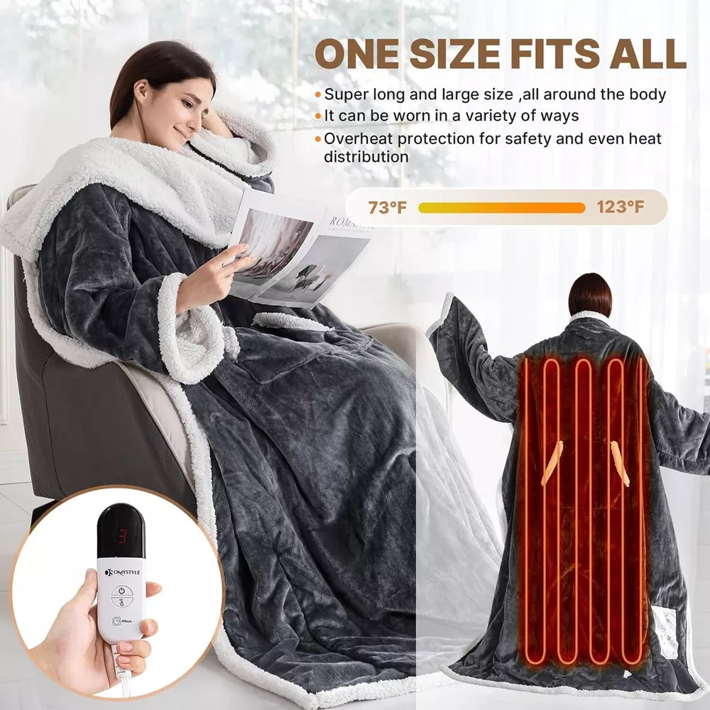 Wearable Heated Blanket