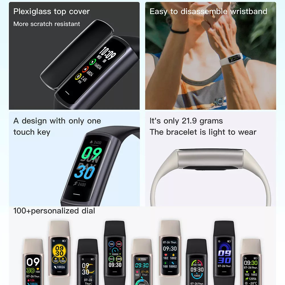 FITAOS P11 ECG Blood Oxygen Monitoring Smart Bracelet