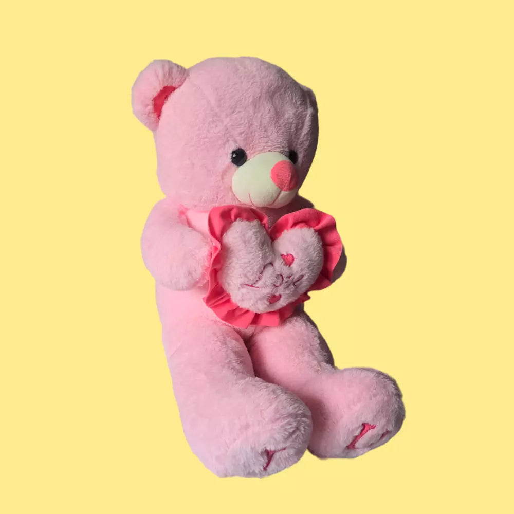 Big Teddy Bear 100cm I LOVE YOU Plush Toy Lovely Huge Stuffed Soft Bear Doll Lover Bear Kids Toys Chrismas Gift For Girlfriends( Pink )