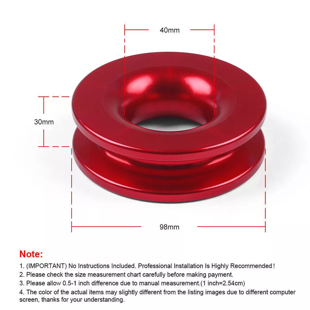 Winch Snatch Recovery Ring