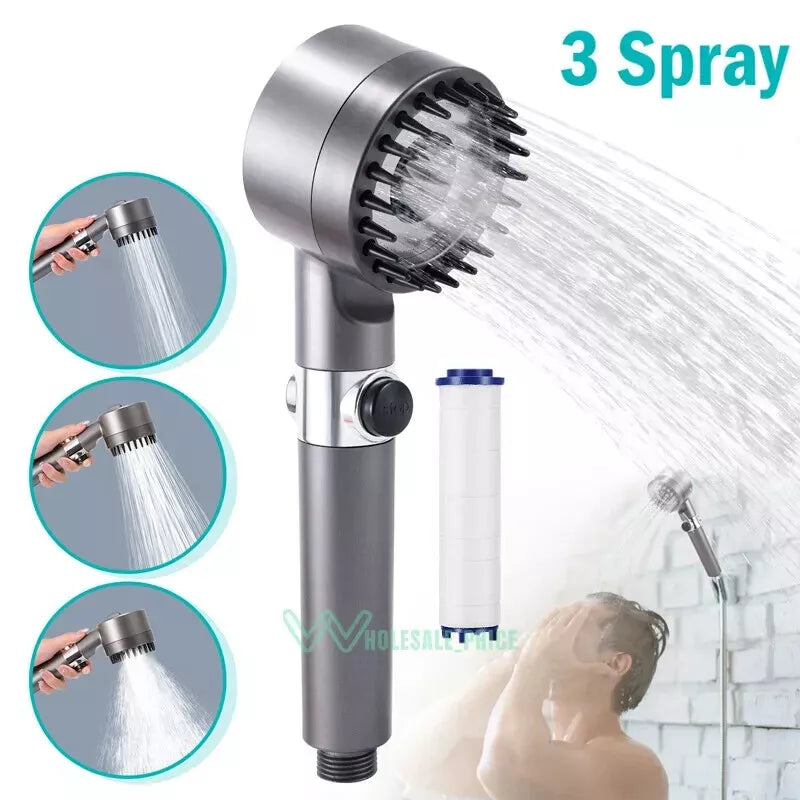 High-Pressure Shower Head – Adjustable Spray Modes & Water Filtration